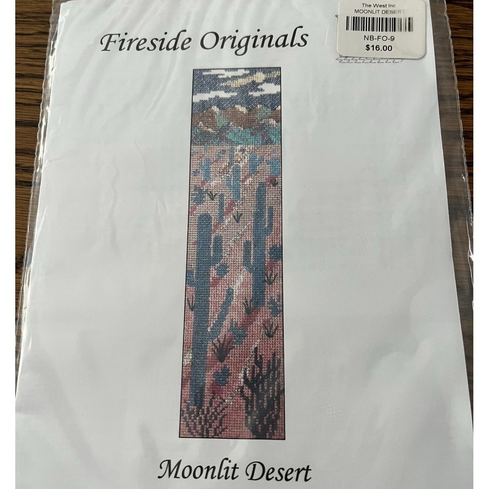 Fireside Originals Moonlit Desert Cathy Caffery Pattern Chart Threadworx Floss - Picture 4 of 6